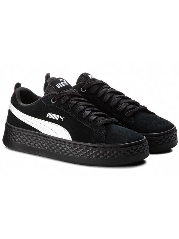Кроссовки smash platform sd 'black white' Puma — изображение 3 из 4, черный