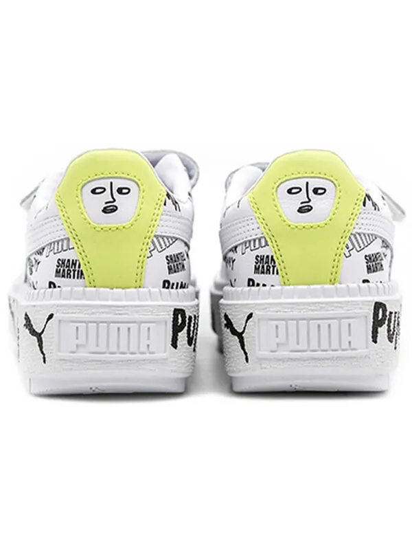 Кроссовки shantell martin x platform trace strap 'white' Puma — изображение 4 из 4, белый/черный