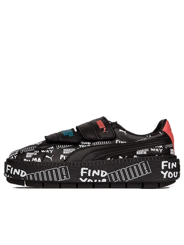 Кроссовки shantell martin x platform trace strap 'black' Puma — изображение 1 из 4, черный