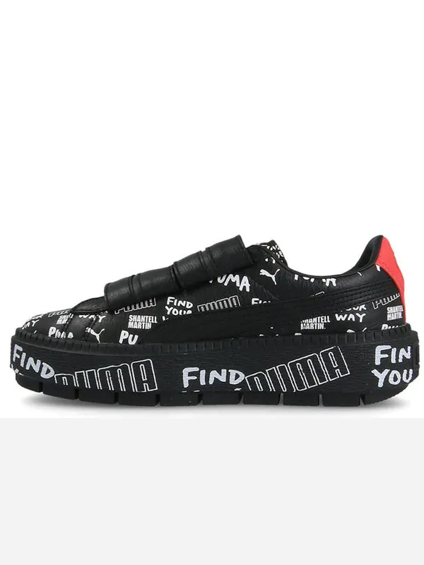 Кроссовки shantell martin x platform trace strap 'black' Puma — изображение 2 из 4, черный