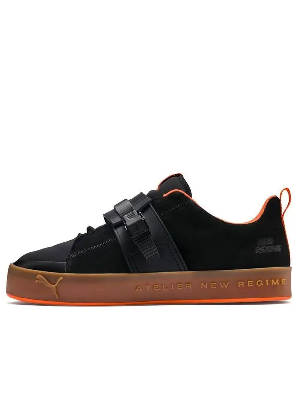 Кроссовки atelier new regime x court platform brace 'black scarlet ibis' Puma — изображение 1 из 4, черный