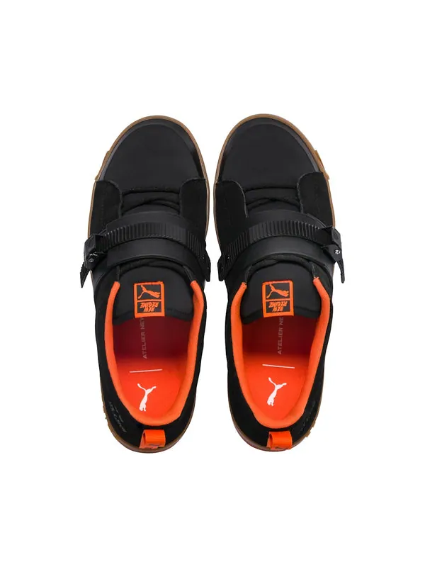 Кроссовки atelier new regime x court platform brace 'black scarlet ibis' Puma — изображение 4 из 4, черный