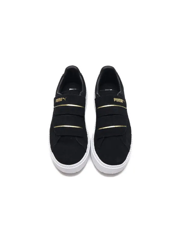Кроссовки platform trace strap 'black' Puma — изображение 3 из 4, черный/белый