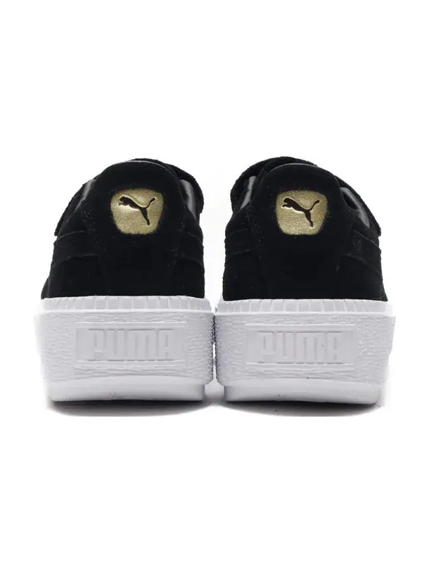 Кроссовки platform trace strap 'black' Puma — изображение 4 из 4, черный/белый