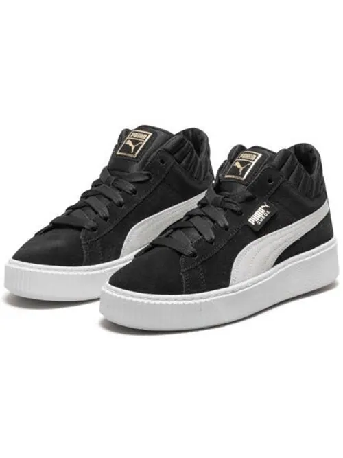 Кроссовки platform demi retro low tops casual skateboarding shoes black Puma — изображение 3 из 4, черный