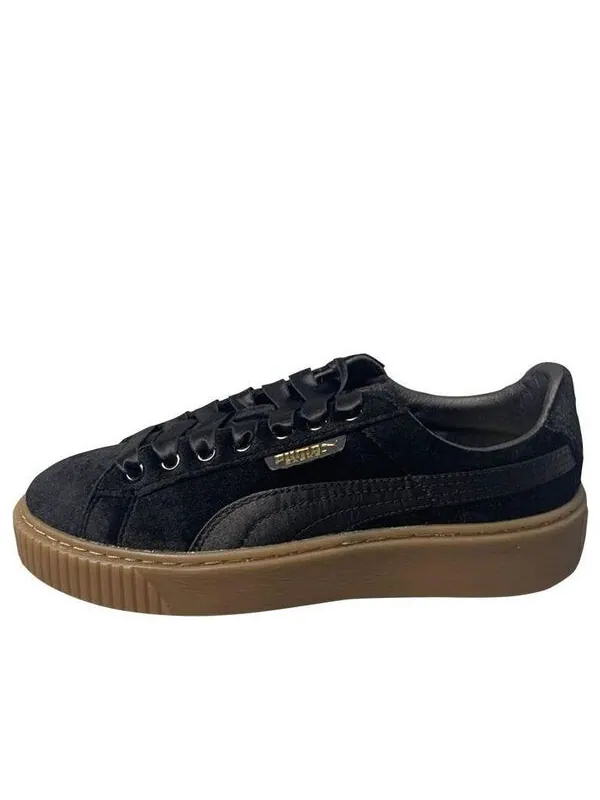 Кроссовки suede platform 'black' Puma — изображение 1 из 4, черный