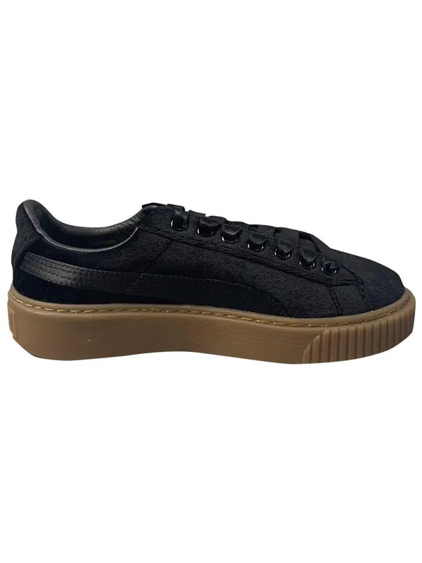 Кроссовки suede platform 'black' Puma — изображение 2 из 4, черный