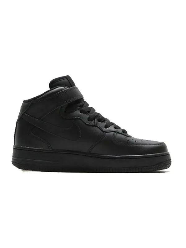 Кроссовки air force 1 '07 mid 'black' Nike — изображение 2 из 4, черный/черный