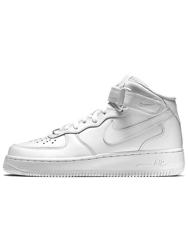 Кроссовки air force 1 mid 07 кожа Nike — изображение 2 из 4, белый