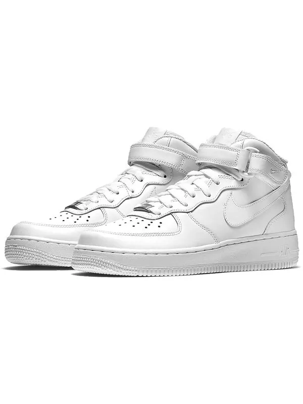 Кроссовки air force 1 mid 07 кожа Nike — изображение 4 из 4, белый