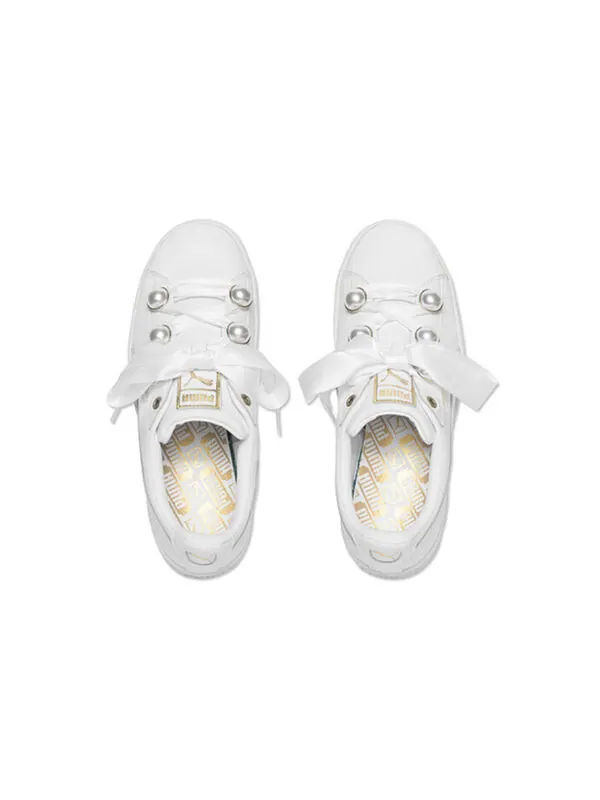 Кроссовки suede platform bling 'white' Puma — изображение 4 из 4, белый