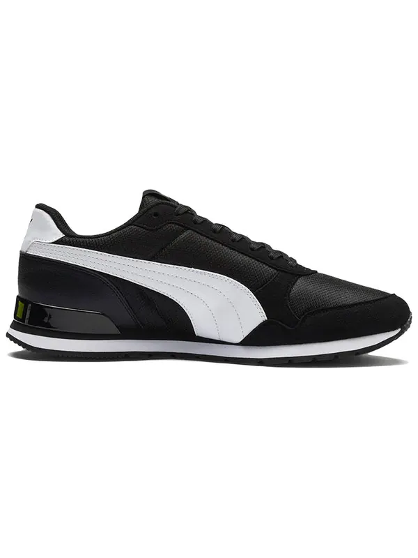 Кроссовки st runner v2 black/white low sneakers Puma — изображение 2 из 4, черный/белый
