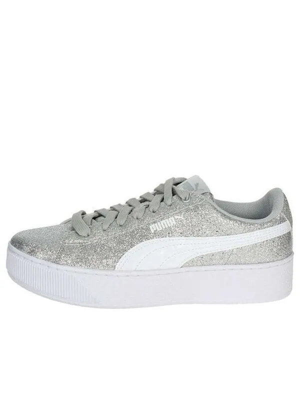 Кроссовки vikky platform glitz Puma — изображение 1 из 4, серебряный