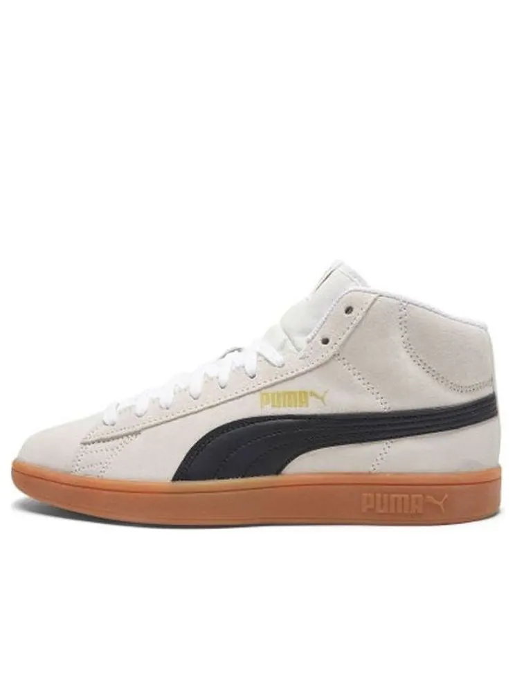 Кеды PUMA Smash V2 Mid SD Beige Unisex — изображение 1 из 5, белый