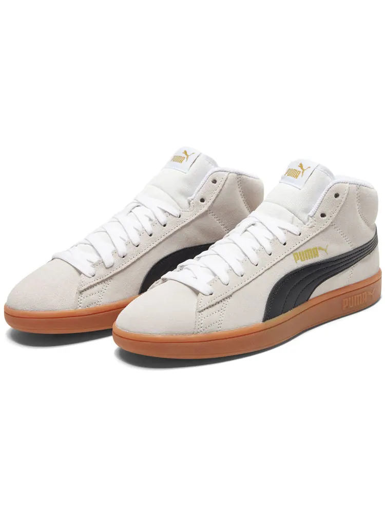 Кеды PUMA Smash V2 Mid SD Beige Unisex — изображение 3 из 5, белый