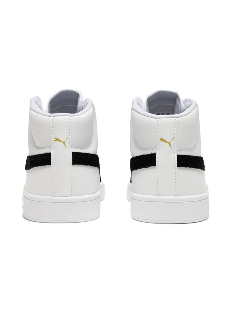 Кеды PUMA Smash v2 Mid 'White Black' — изображение 5 из 6, белый