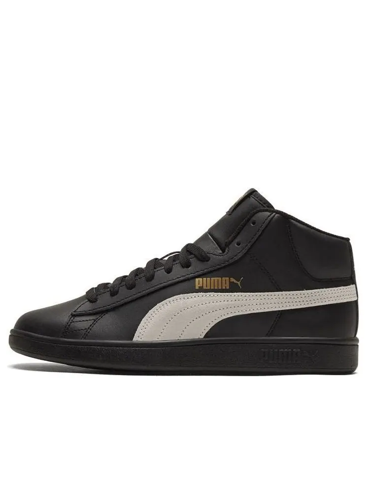 Кеды PUMA Smash v2 Mid 'Black White' — изображение 1 из 6, серый