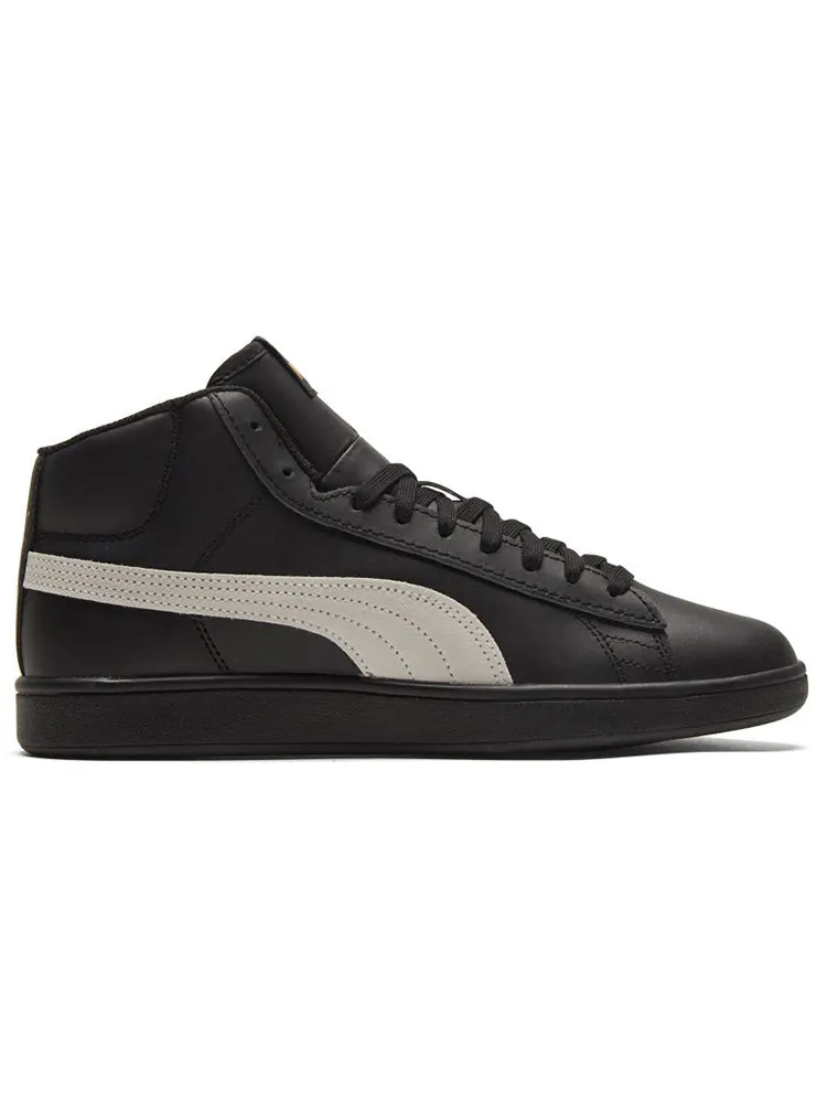 Кеды PUMA Smash v2 Mid 'Black White' — изображение 2 из 6, серый