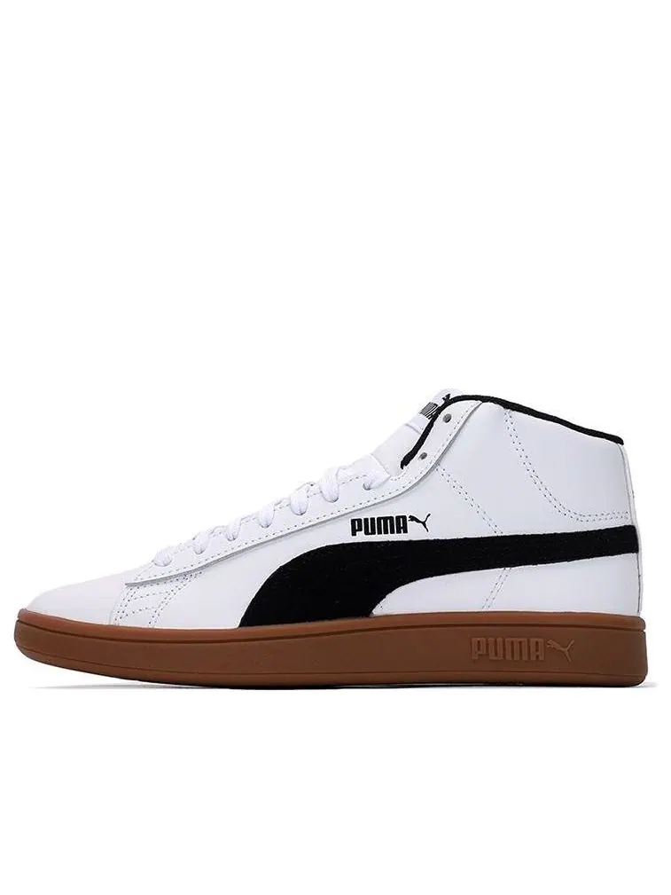 Кеды PUMA Unisex Smash V2 Mid-Top Sneakers White — изображение 1 из 5, мульти