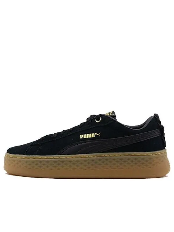 Кроссовки suede platform elemental steel grey 'black gold' Puma — изображение 1 из 4, черный/золотистый