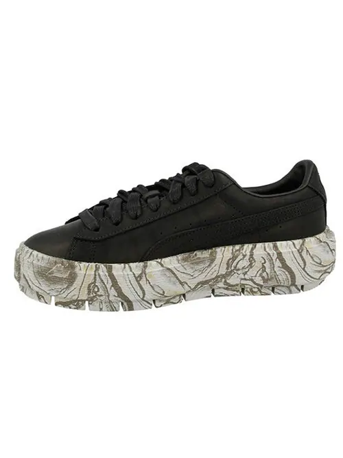 Кроссовки platform trace mimicry 'black' Puma — изображение 3 из 4, черный