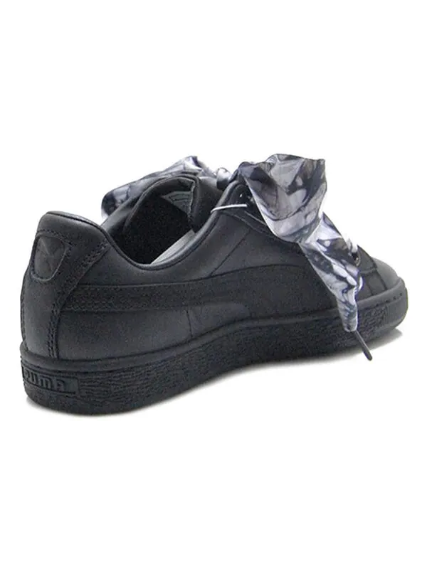 Кроссовки basket heart mimicry 'black' Puma — изображение 3 из 4, черный