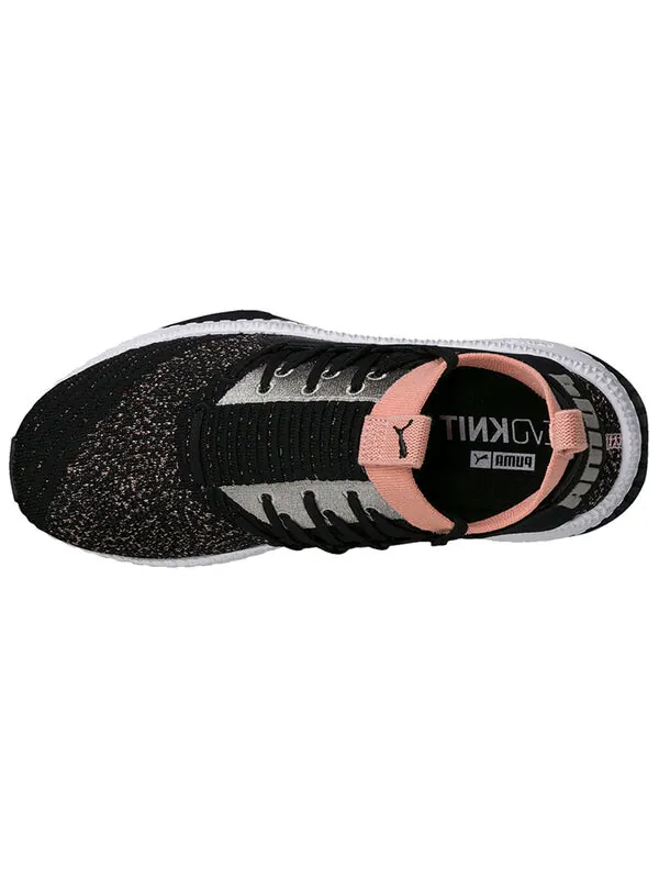 Кроссовки tsugi jun low top running shoes 'black white pink' Puma — изображение 2 из 4, черный/белый/розовый