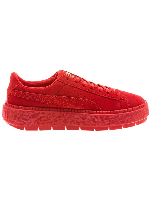 Кроссовки suede platform trace 'valentines day' Puma — изображение 2 из 4, красный
