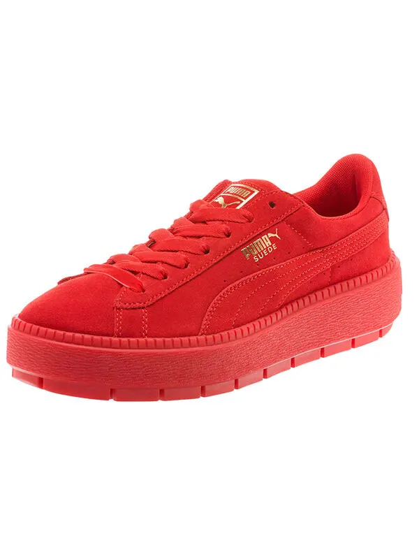 Кроссовки suede platform trace 'valentines day' Puma — изображение 3 из 4, красный