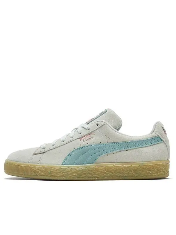 Кроссовки suede classic grey/blue Puma — изображение 1 из 4, серый/синий