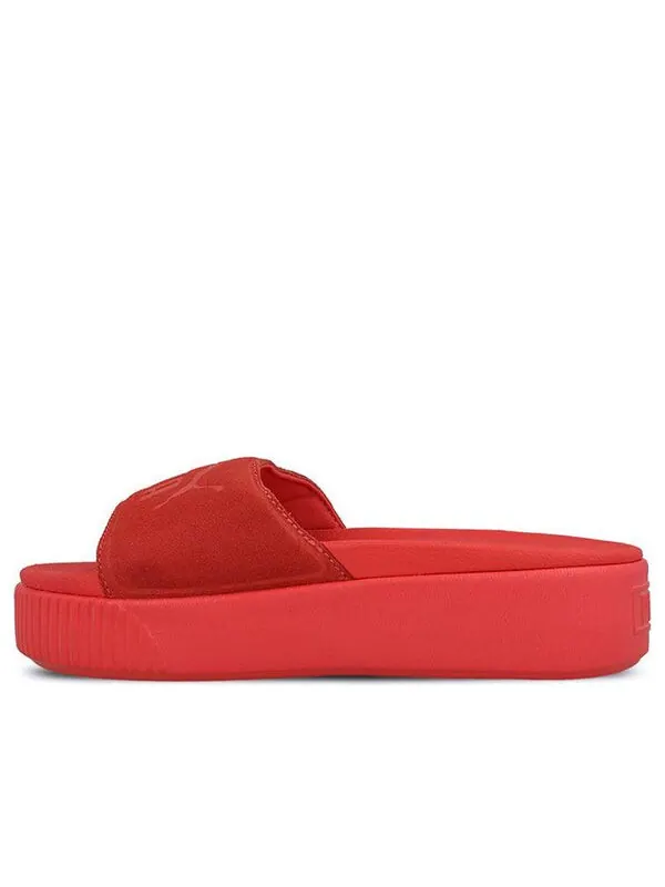 Тапочки platform slide bold sd 'red' Puma — изображение 1 из 4, красный