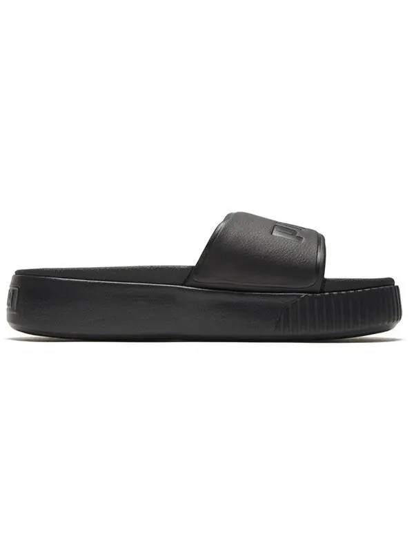 Тапочки platform bold slide black Puma — изображение 2 из 4, черный