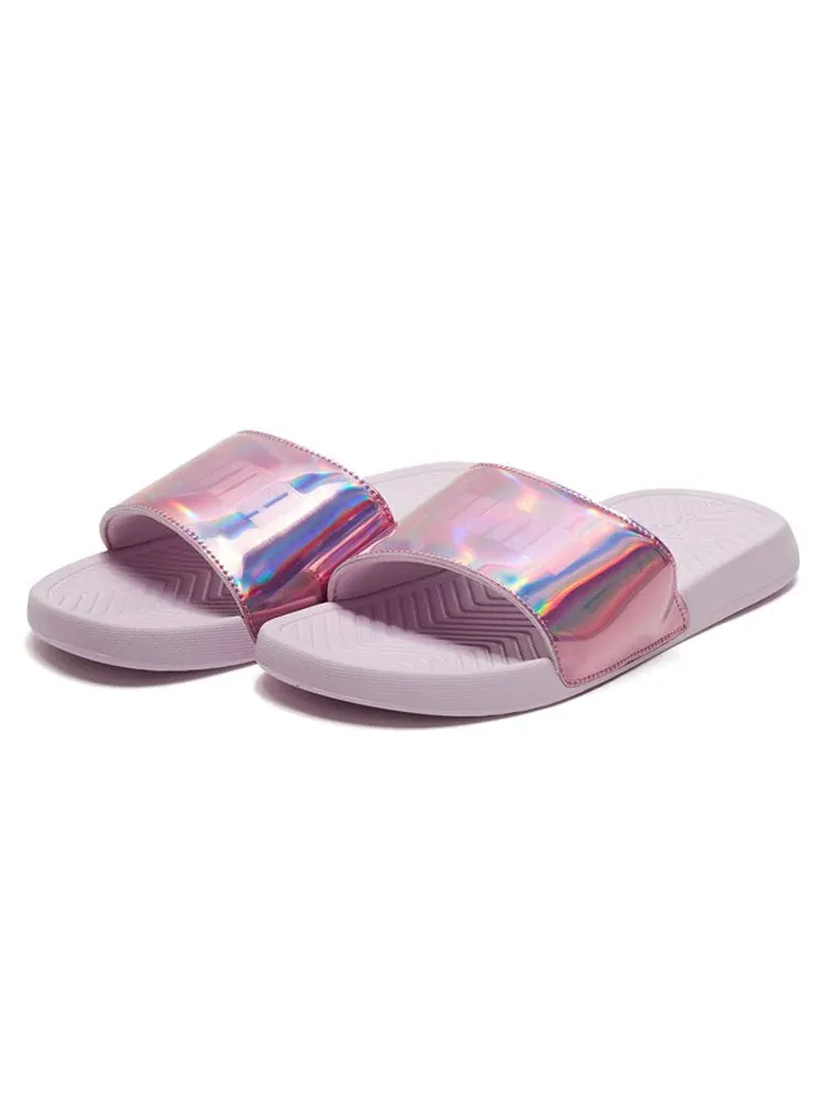 Шлепанцы PUMA Popcat Chrome 'Orchid' — изображение 4 из 5, фиолетовый