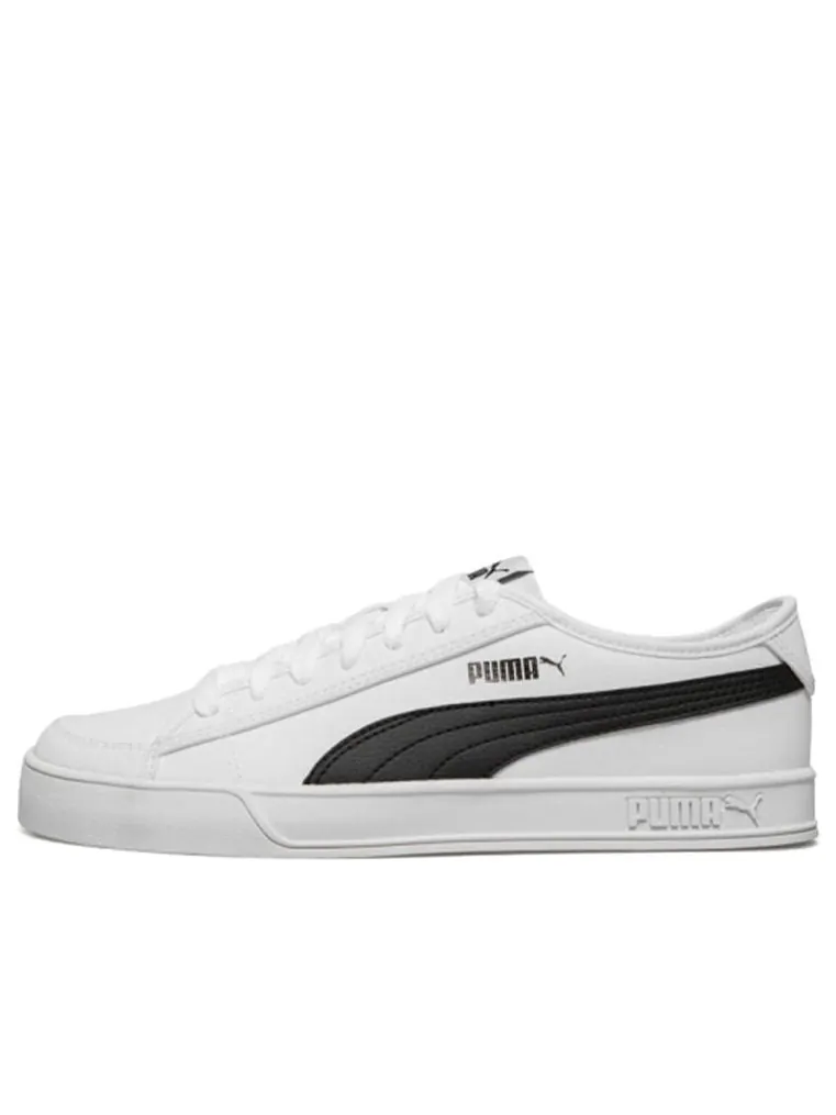 Кеды PUMA Smash v2 Vulc SL 'White Black' — изображение 1 из 5, черный