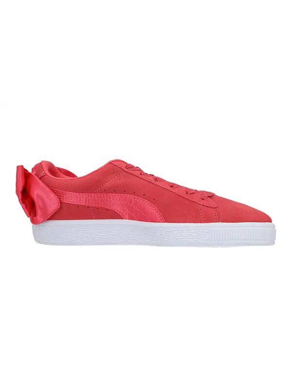 Кроссовки suede bow 'red white' Puma — изображение 2 из 4, красный/белый
