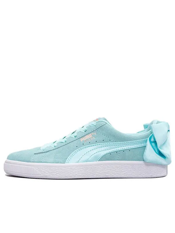 Кроссовки suede bow 'island paradise' Puma — изображение 1 из 3, бирюзовый