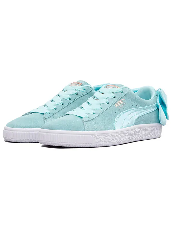 Кроссовки suede bow 'island paradise' Puma — изображение 2 из 3, бирюзовый