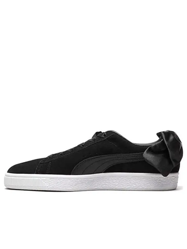 Кроссовки suede bow wn's black Puma — изображение 1 из 4, черный