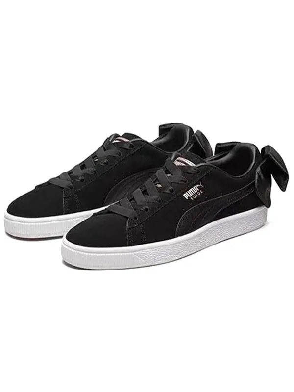 Кроссовки suede bow wn's black Puma — изображение 3 из 4, черный