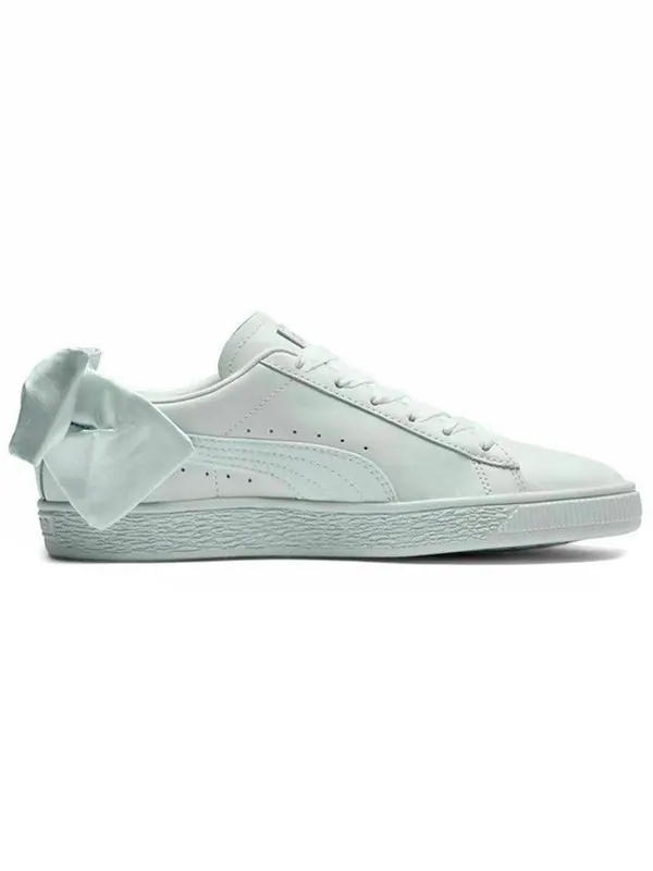 Кроссовки basket bow 'peppermint green' Puma — изображение 2 из 4, зеленый
