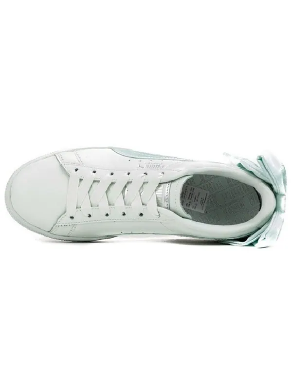 Кроссовки basket bow 'peppermint green' Puma — изображение 3 из 4, зеленый