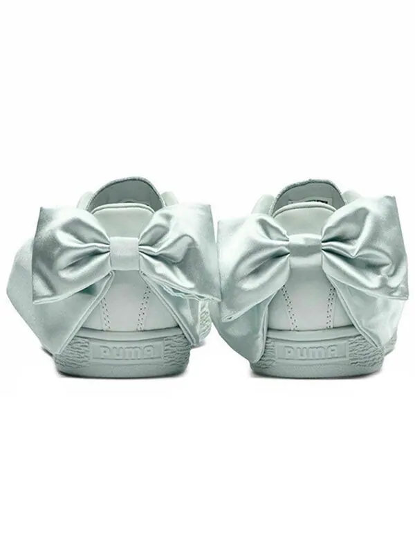 Кроссовки basket bow 'peppermint green' Puma — изображение 4 из 4, зеленый