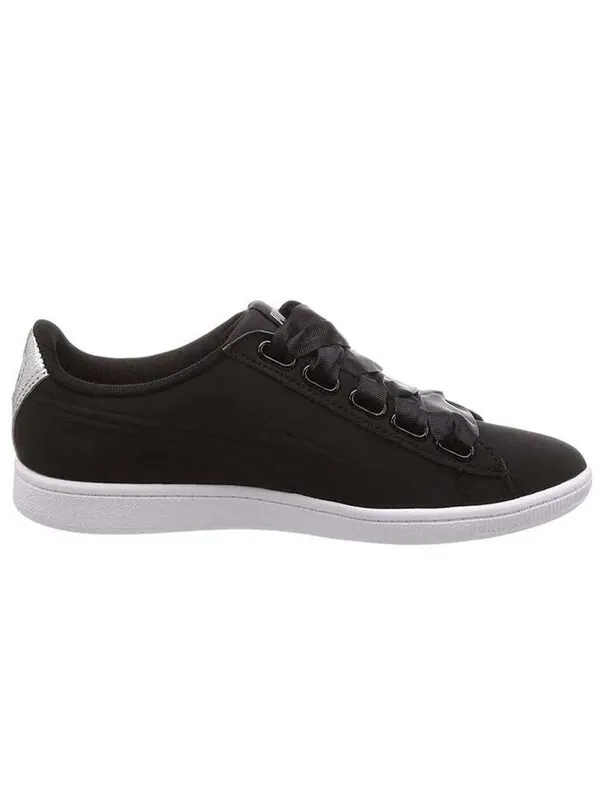 Кроссовки vikky ribbon vt 'black silver' Puma — изображение 2 из 4, черный/серебристый