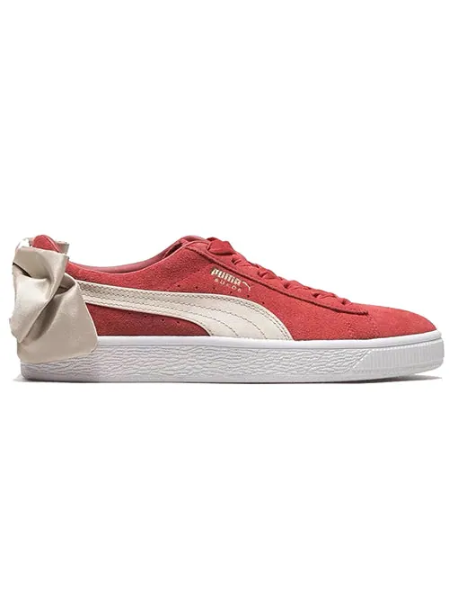 Кроссовки suede bow varsity sneaker Puma — изображение 2 из 4, красный