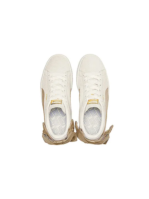 Кроссовки suede bow varsity 'pink gold' Puma — изображение 4 из 4, розовый/золотистый