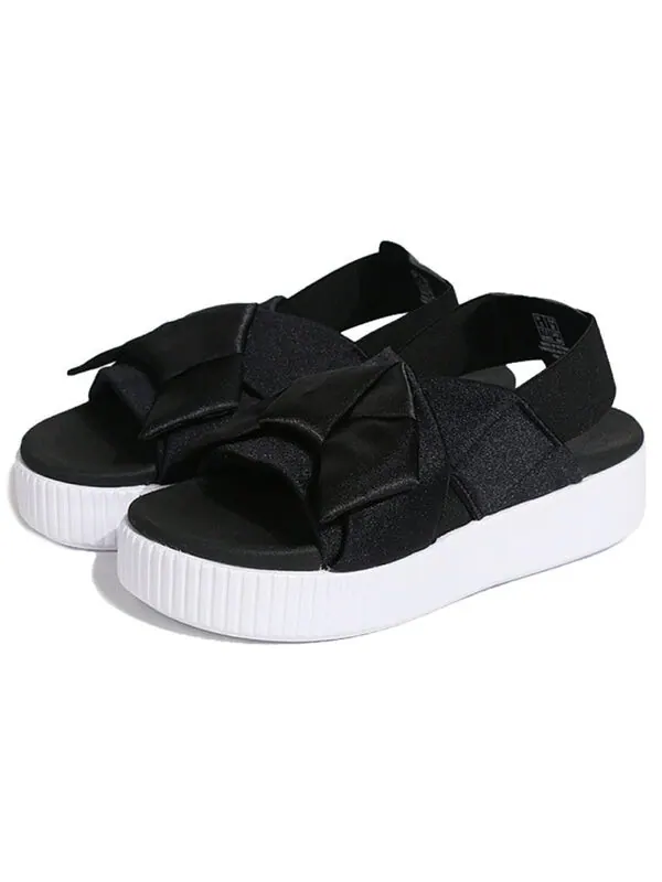 Сандалии platform slide k 'black' Puma — изображение 3 из 4, черный