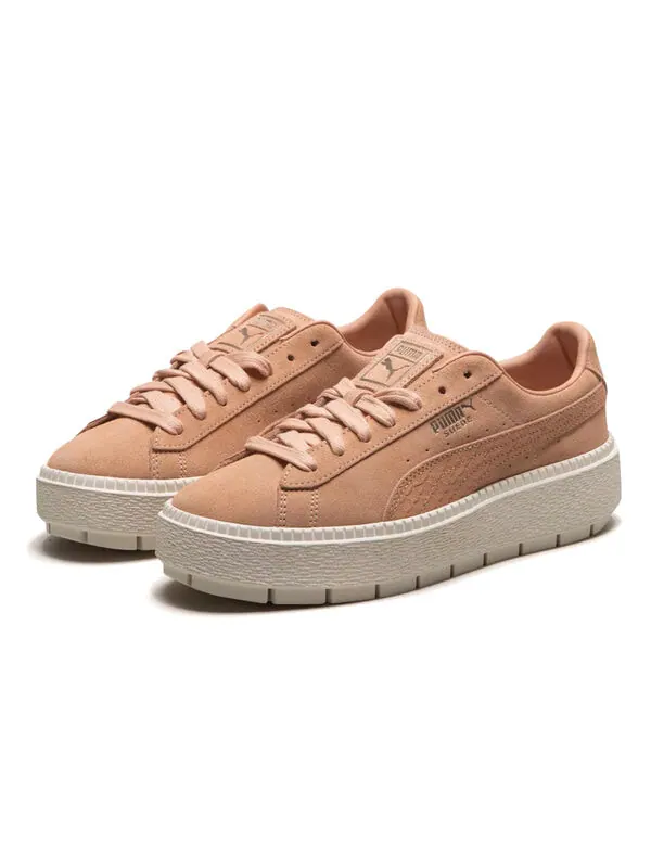 Кроссовки suede platfrom animal orange/pink Puma — изображение 2 из 3, розовый