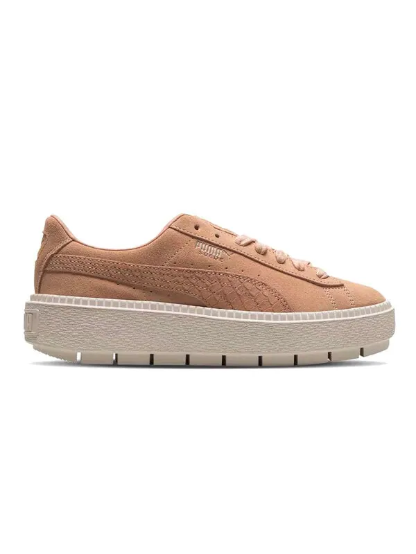 Кроссовки suede platfrom animal orange/pink Puma — изображение 3 из 3, розовый