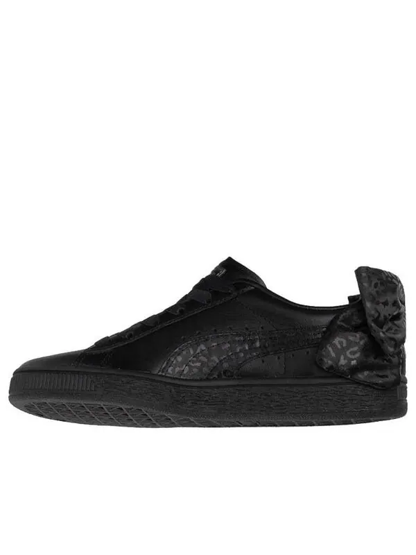 Кроссовки basket 'bow - black leopard' Puma — изображение 1 из 4, черный