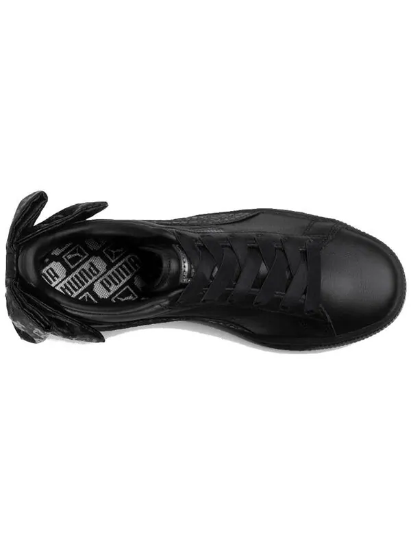Кроссовки basket 'bow - black leopard' Puma — изображение 4 из 4, черный